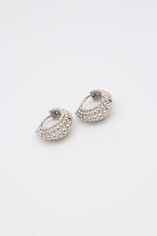Silver halka küpe (12mm)