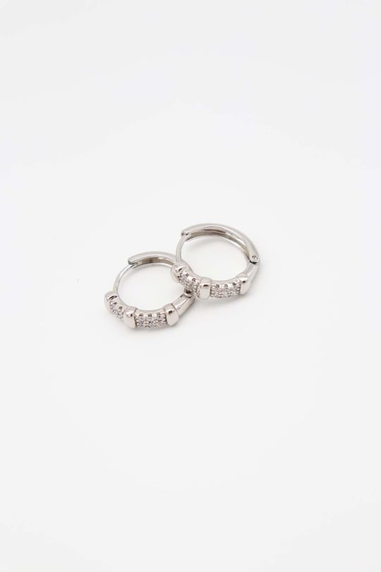 Silver halka küpe (15mm)