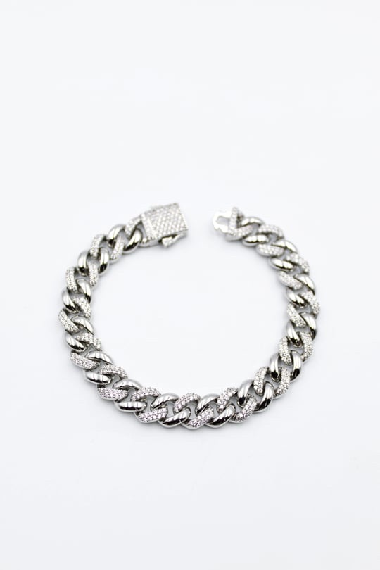 Silver taşlı gurmet bileklik