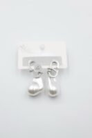 Silver inci sallantılı küpe