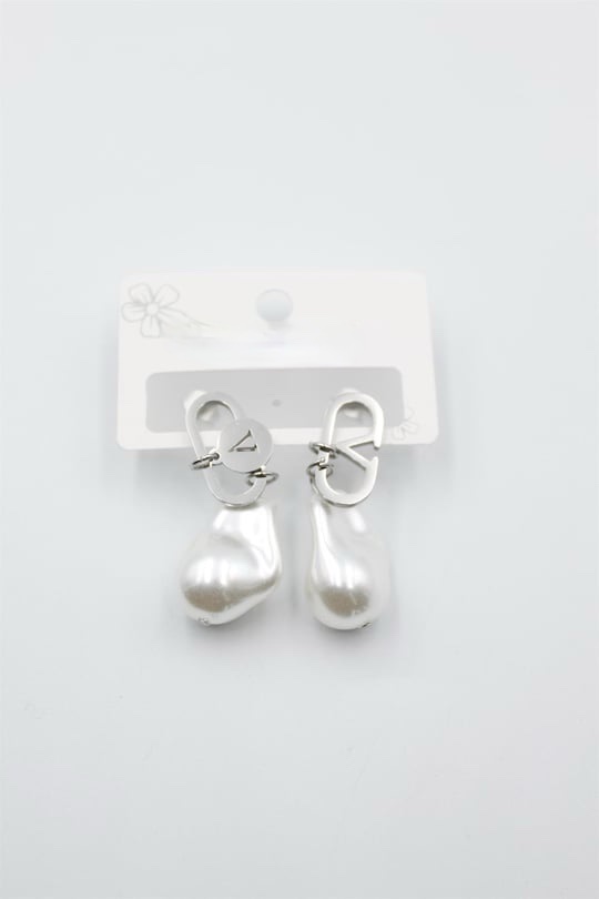 Silver inci sallantılı küpe