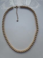 Gold renk top top kolye