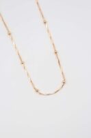 Gold renk top detaylı kolye(45cm)