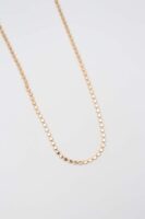 Gold renk ezme arpa zincir (60cm)