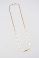 Gold renk yassı italyan zincir(60cm)