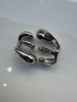 Silver renk 3dilim küpe