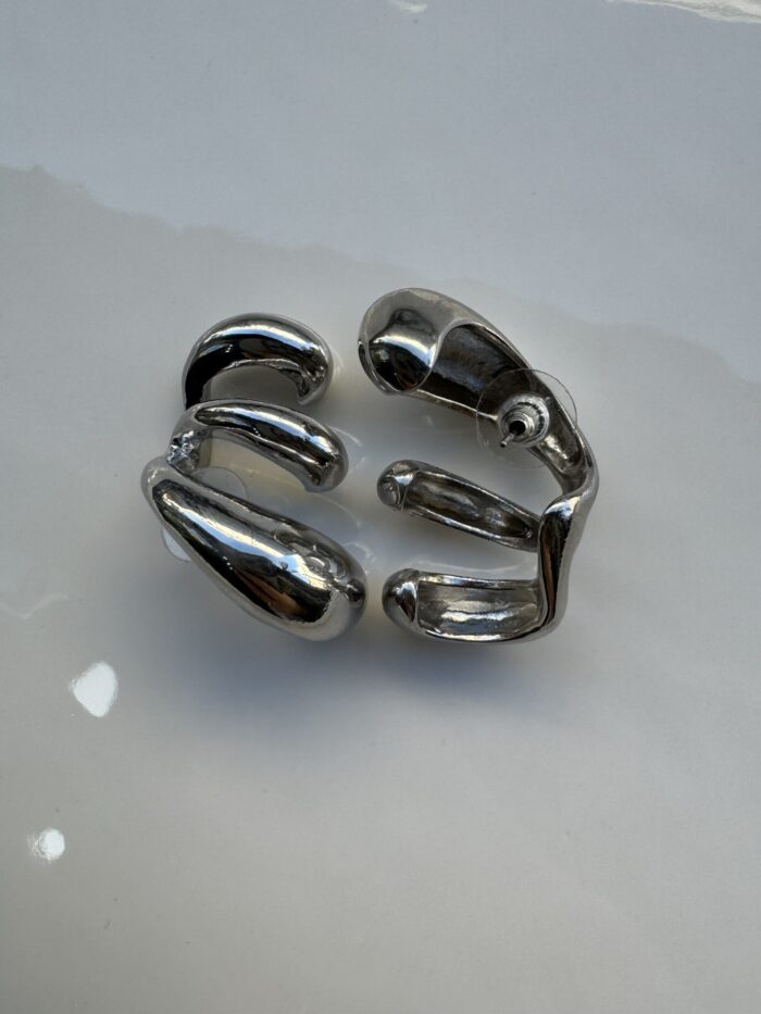 Silver renk 3dilim küpe