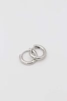 Silver renk düz boru halka küpe(12mm)