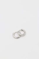 Silver renk düz boru halka küpe(10mm)
