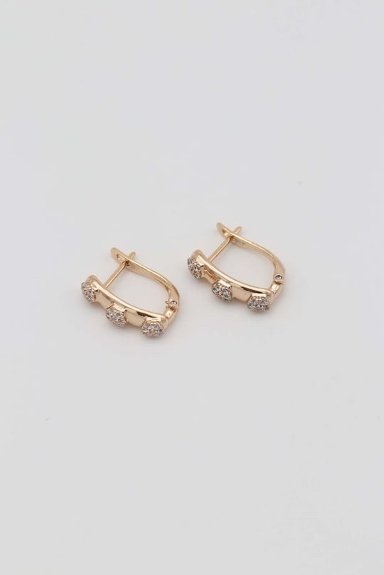 Gold renk u küpe (15mm)