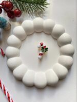 Kırmızı beyaz broş