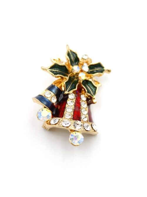 Kırmızı zil broş