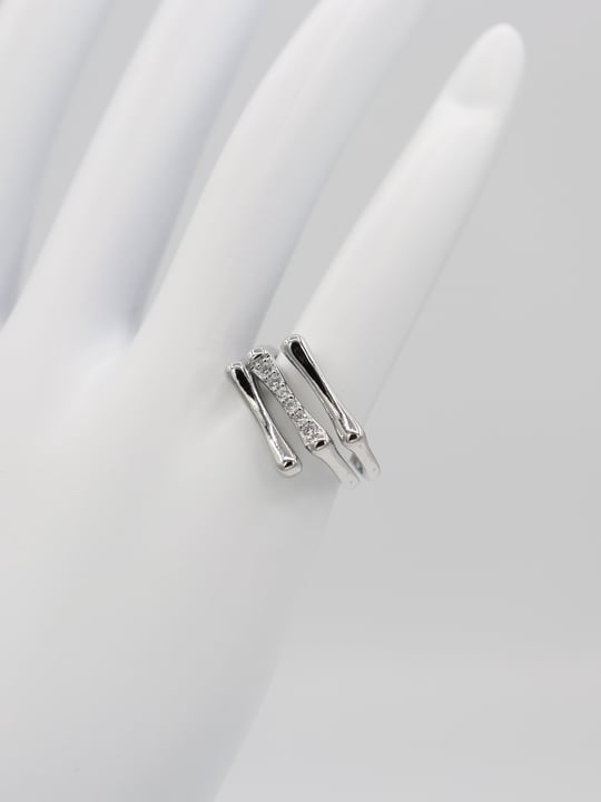 Silver renk serçe parmak yüzüğü