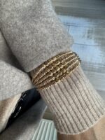 Gold renk toptop kelepçe bileklik