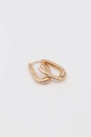 Gold renk u küpe (20mm)