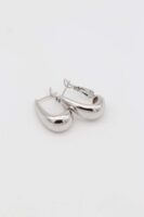Silver renk kalın u küpe (22mm)