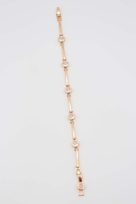 Gold renk taşlı bileklik