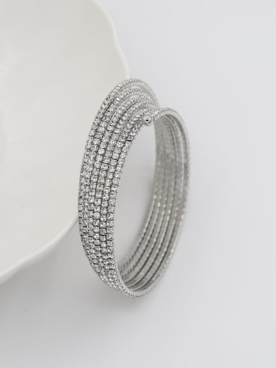 Silver renk dolamalı su yolu bileklik