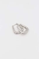 Silver renk boru U küpe(20mm)