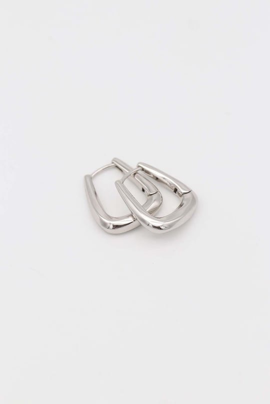 Silver renk boru U küpe(20mm)