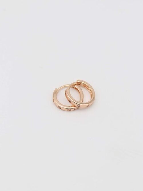 Gold renk mini halka küpe(12mm)