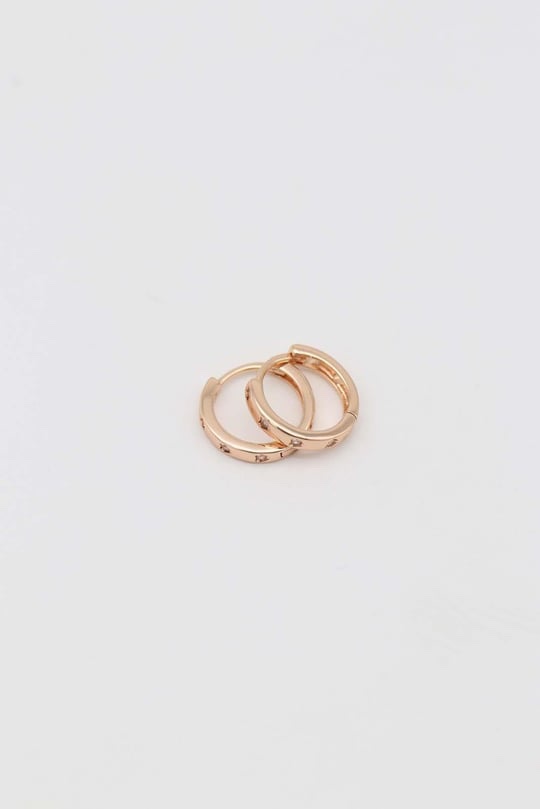 Gold renk mini halka küpe(12mm)