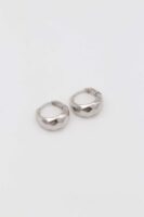 Silver renk bombeli halka küpe (12mm)