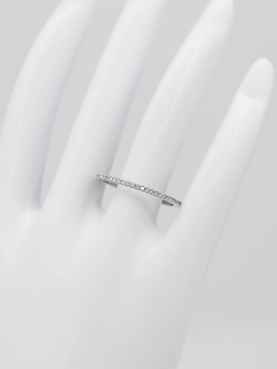 Silver renk tamtur taşlı yüzük (18numara)