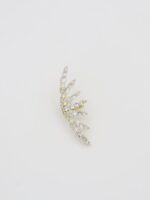 Gold renk zirkon taşlı kıkırdak (earcuff) küpe(tekli satış)