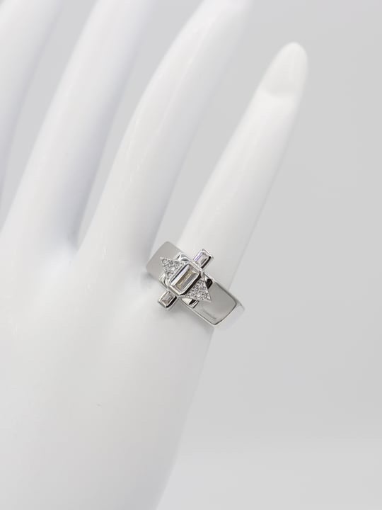 Silver renk serçe parmak yüzüğü