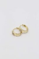 Gold 14k renk halka küpe (12mm)