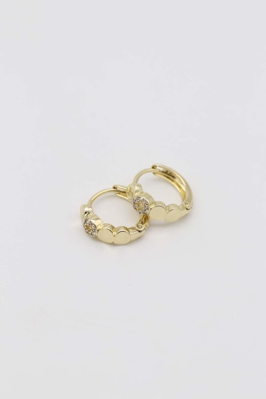 Gold 14k renk halka küpe (12mm)