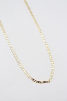 Gold 14k renk klasik zincir kolye (45cm)