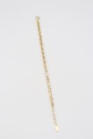 Gold 14k renk desenli bileklik (17+3cm)