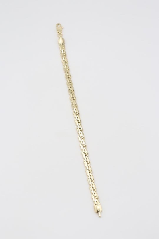 Gold 14k renk zincir bileklik (21cm)