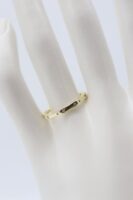 Gold renk taş detaylı ince yüzük (ayarlanabilir)