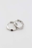 Silver renk desenli halka küpe (20mm)