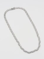 Silver renk taş detaylı tasarım kolye