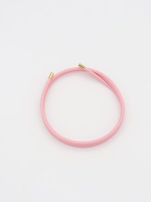 Pembe dolamalı mıknatıslı ip bileklik
