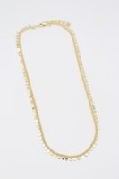 Gold 14k renk pul pul kolye