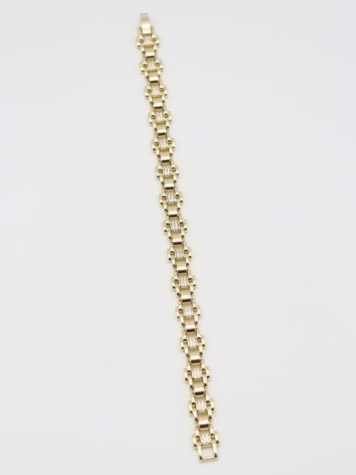 Gold 14k renk desenli bileklik