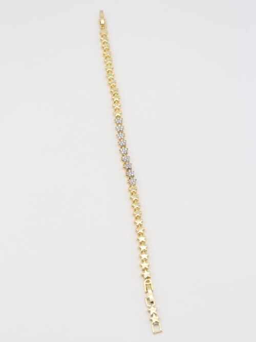Gold 14k renk yıldız bileklik