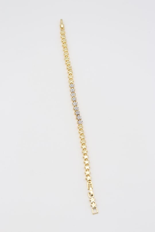 Gold 14k renk yıldız bileklik