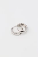Silver renk bombeli halka küpe (20mm)