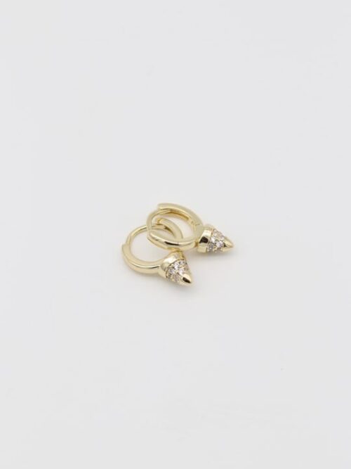Gold 14k renk halka küpe (15mm)