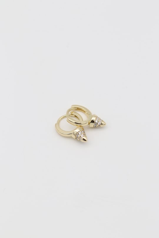 Gold 14k renk halka küpe (15mm)