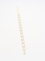 Gold renk v taşlı tasarım bileklik