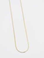 Gold renk klasik ince zincir kolye (50cm)