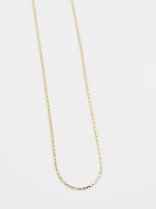 Gold renk klasik ince zincir kolye (50cm)