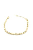 Gold 14k renk arpa zincir bileklik